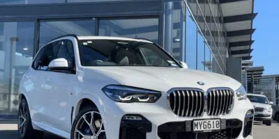 2020 white BMW X5