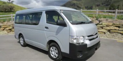 2017 silver Toyota Hiace