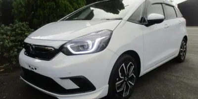 2020 white Honda Fit