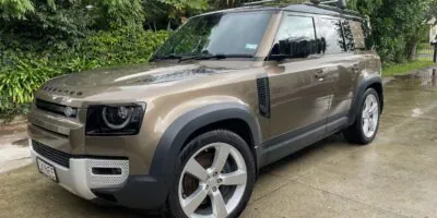 2020 brown Land Rover Defender